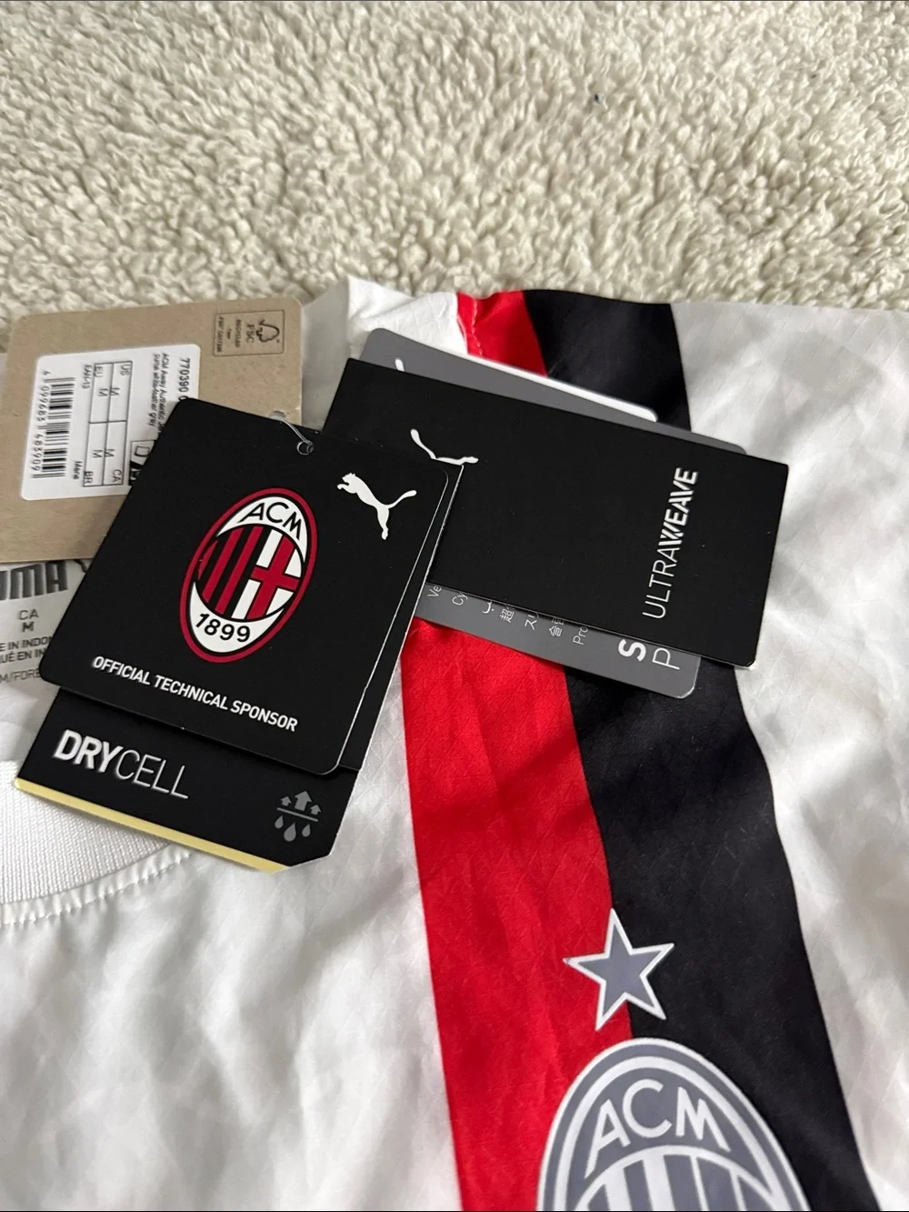 AC Milan #9 Olivier Giroud 2023-24 Serie A Puma Away Player Edition Jersey_8
